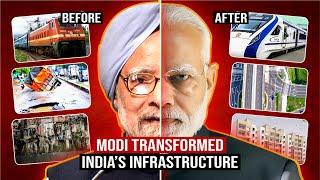 10 Years of Modi : The Incredible Transformation of India's Infrastructure - From Roads To Railways