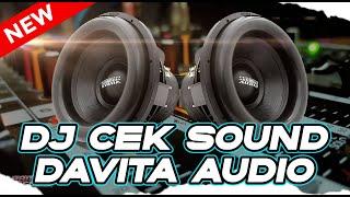 dj cek sound RAGATAK DAVITA AUDIO   Bass nation situbondo