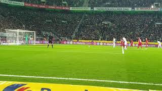 Tor / goal 2 /1 Elfmeter borussia Mönchengladbach, Bayern Bundesliga . Borussia-park