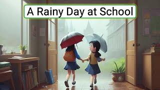 Improve Your English (A Rainy Day at School) | English Listening Skills - Speaking Skills Everyday