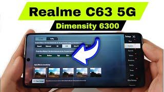 Realme C63 5G Pubg Test  Bgmi Test !! Dimensity 6300 !!