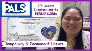 NURSING LICENSE ENDORSEMENT TO PENNSYLVANIA | TEMPORARY & PERMANENT LICENSE | NAVIGATE PALS + TIPS