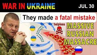 30 Jul: INSANE ATTACK. Russians Throw 70 TANKS & BMPS INTO THE MINEFIELD | War in Ukraine Explained