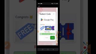  free redeem code app 2024 play store free gift zone #redeemcode  #earningapp