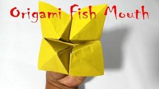How To Make Origami Fish Mouth / Paper Fish Head Easy Way, 2017