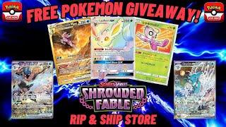 Live - Free Giveaways! Pokémon Cards & Rip & Ship Store!