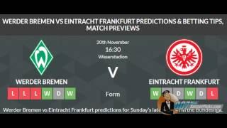 SV Werder Bremen vs Eintracht Frankfurt PREDICTION (by 007Soccerpicks.com)