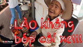 Phượt ở Lào (Phần 8) Đường phố Lào chẳng còi xe và câu chuyện xúc động bà lão người Lào | PHONG BỤI