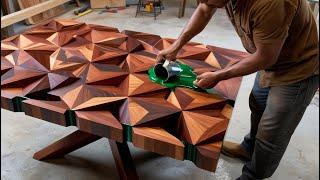 The Talented Carpenter: Turning Wood Scraps Into Beautiful Epoxy Art