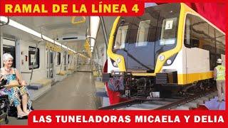 ¡ÚLTIMOS AVANCES! Línea 2 y el ramal de la línea 4 y las tuneladoras Micaela y Delia