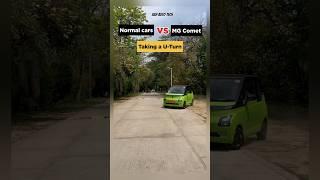 Taking U Turn Comparison Test With Normal Cars vs MG Comet| #mg #comet #ev #evcar #nano #comparison