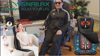 Snailax Full Body Massage Chair Pad Review | Heated Shiatsu Massage For Complete Relaxation