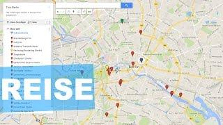 Reiseplanung mit Google Maps und dem Handy (ganz einfach) | Pommes Män