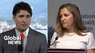 St. Paul’s byelection: Trudeau, Freeland address "disappointing” loss of Toronto stronghold