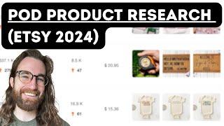 Etsy Product Research for POD - Trending Products & Stores (Ep. 1)