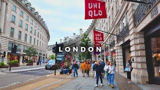 An Afternoon Shopping in Regent Street | London Walking Tour in 4K