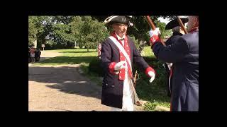 Guard Duty at the Tomb of the Unknown Revolutionary War Soldier - Fort Laurens, Bolivar, Ohio