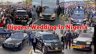 Davido & Chioma wedding Billionaires Convoy. Full Highlights