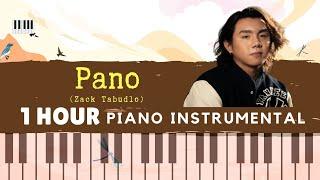 [1 HOUR LOOP] PANO (Zack Tabudlo) | PIANO INSTRUMENTAL | RELAXING PIANO MUSIC