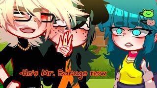 'He's Mr. Bakugo now' || BakuDeku II married AU || gacha art || FANON || mha/bnha