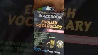 Best English Book for Vocabulary"Black Book" #ssccgl #sscmts #viral  #blackbook #vocabulary