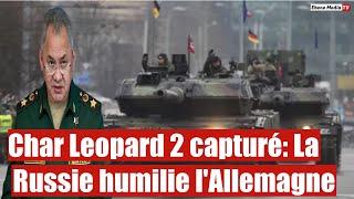 Le ministère russe de la Défense a publié une vidéo du char "Leopard 2" confisqué