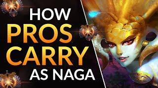 NAGA SIREN CARRY IS INSANE - Tips to CRUSH GAMES as Safelane Naga | Dota 2 Pro Guide