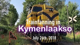 Trainfanning in Kymenlaakso July 26th. 2018.