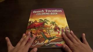 Beach Vaction Coloring Book by Jade Summer Flip Thru