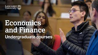 Economics and Finance at Lancaster University