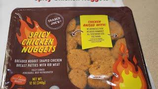 Trader Joe's Spicy Chicken Nuggets!! I also hit 1000 subscribers today !!!!!!!!