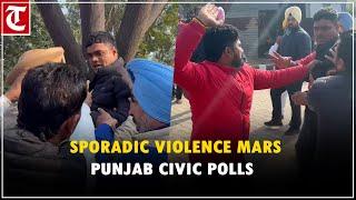 Sporadic violence mars Punjab civic polls; AAP, SAD, BJP workers lock horns in Patiala