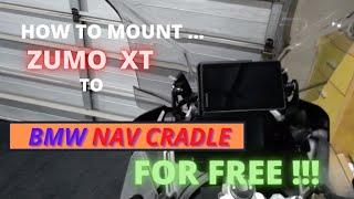 Zumo XT to BMW Nav Cradle Instal