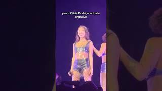 Proof Olivia Rodrigo actually sings live