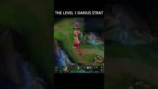 THE LEVEL 1 DARIUS STRAT. #shorts #leagueoflegends #worlds