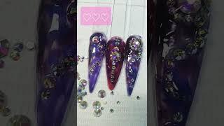 GEL POLISH NAIL ART FREESTYLES W/STONES!!