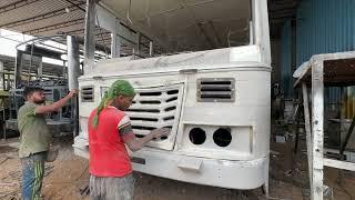 Bus Body Fabrication | బస్సుకి  పెయింట్ ఎలా వేస్తారు | TGSRTC