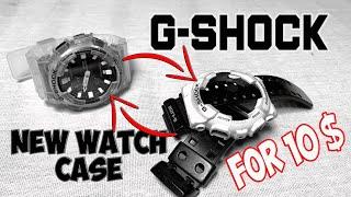 How to change a bezel and strap on Casio GShock GA100 watch for 10 $