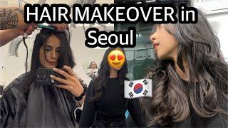  MY NEW HAIRCUT in KOREA ‍️ | Seoul Vlog & Makeup 