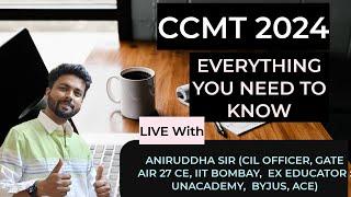 CCMT 2024 : Everything you need to know ! #aniruddhasir #ccmt #nit #postgatecounselling #mtech #iit