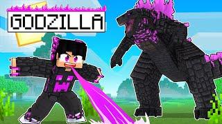 JOGANDO como um GAROTO GODZILLA no Minecraft