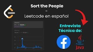 Sort the People  |  Ejercicio de LeetCode en español | Java | Python | JS