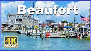 【4K】WALK Beaufort North Carolina NC USA 4k video Travel vlog