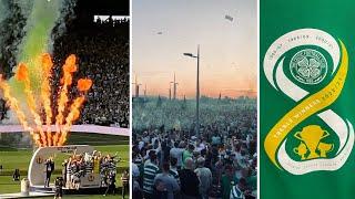 CELTIC Supporters’ Limbs, THE HUDDLE, Treble Party in Parkhead • Scottish Cup Final 2023 short