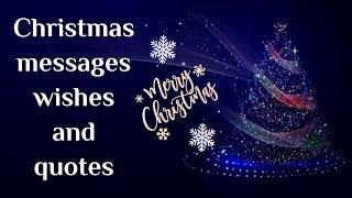 Christmas messages wishes and quotes | Christmas 2022 | Merry Christmas