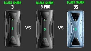 BlackShark 3 vs Black shark 3 PRO vs Black shark 3S - Quick review.