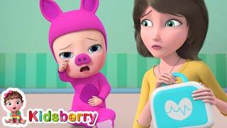 Three Little Pigs Boo Boo Song | Kidsberry Nursery Rhymes & Baby Songs