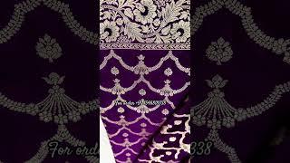 Luxurious purple wine, Banarasi Katan silk saree || ￼ exclusive design || #viral #saree