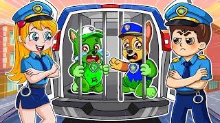 Paw Patrol Ultimate Rescue | What Happened? CHASE vs ROCKY Turn Into Zombie? Funny Story | Rainbow 3