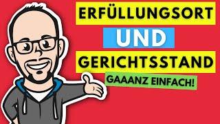 Kaufvertrag - Erfüllungsort und Gerichtsstand gaaanz einfach!